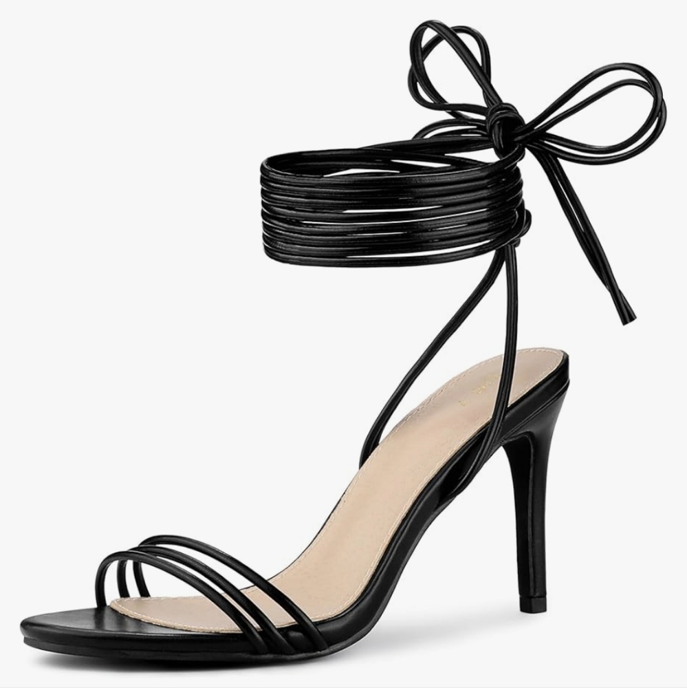 Strappy heels